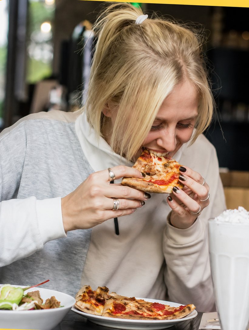 Enjoying FORNO pizza in California